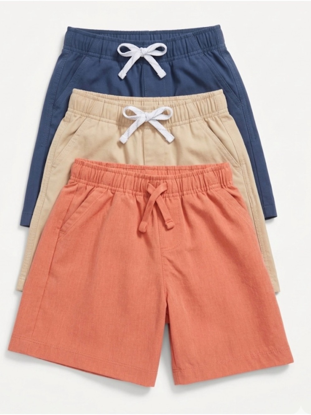Eddie Bauer Kids Navy Pull-On Shorts with Drawstring